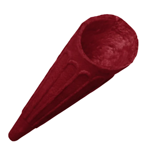 Cialde punta cono collorata rossa decorazione gelati