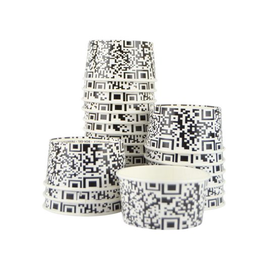 PZ 200 Coppette in carta 160 cc per gelato compostabili e biodegradibili