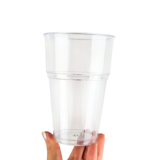 50 bicchieri trasparenti rigidi 500 cc per frappè con coperchio forato