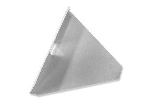 PZ 100 Vassoio prendi pizza bianco triangolare in cartoncino per spicchio di pizza da 1/4