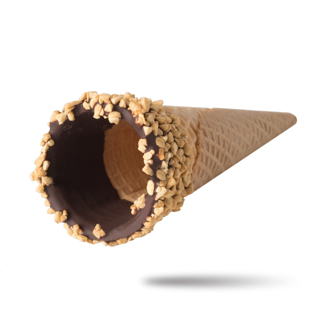 PZ 170 Cono per gelato cialda per gelato arrotolata ricoperto di granella alla nocciola