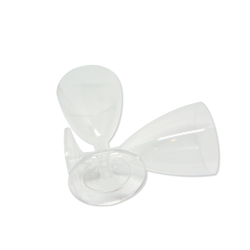 50 verres à vin cc 180 verres à apéritif à base transparente apericena