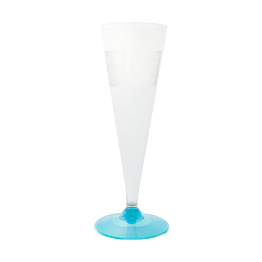 120 flûtes jetables en plastique transparent pour champagne, prosecco et apéritifs