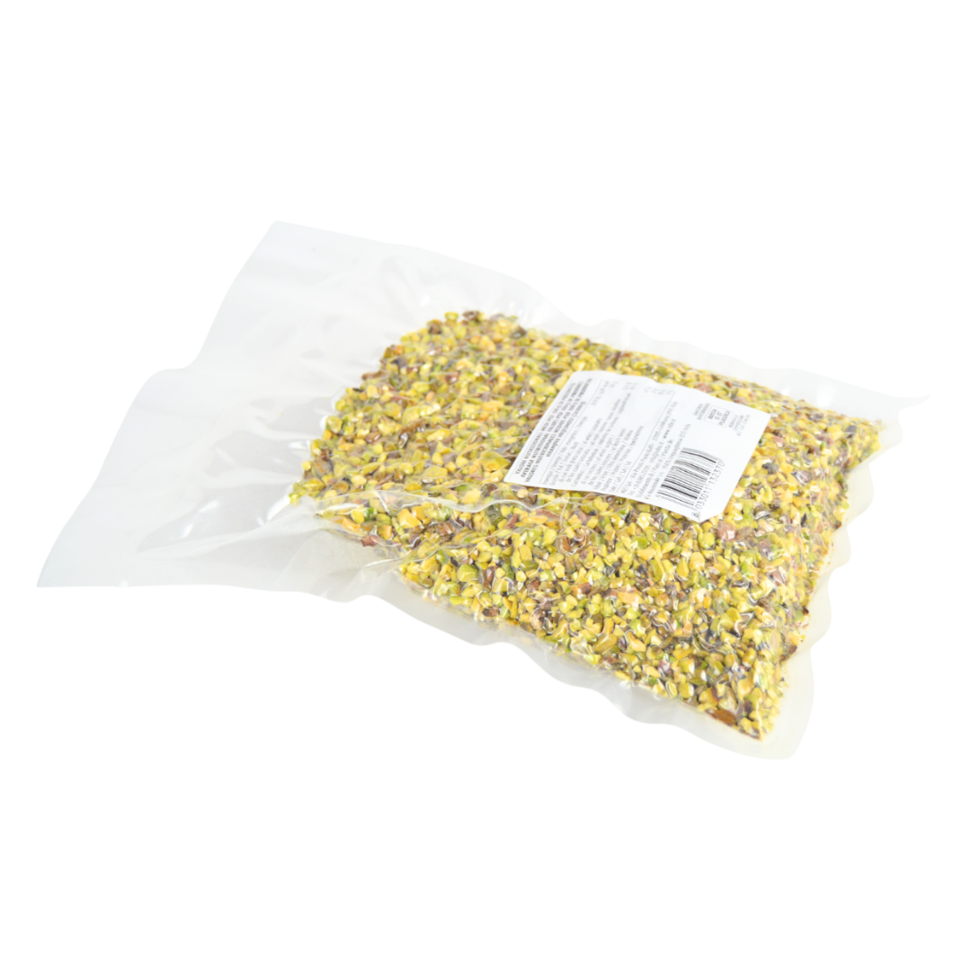 Granos de pistacho 500 gr para postres, cremas y coberturas para decorar pasteles, panettone, tartas y galletas.