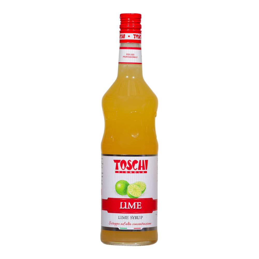 GR 1320 SCIROPPO AL LIME TOSCHI PER COCKTAIL E GRANITE IN BOTTIGLIA PER GELATERIE PASTICCERIE E BAR