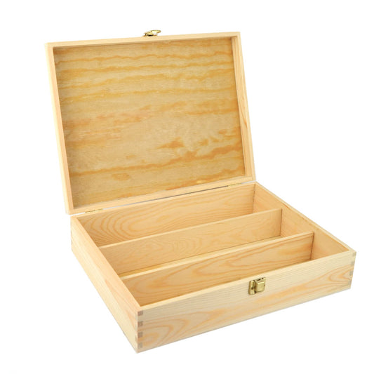3 scatole porta vino in legno cassette da 1,2 e 3 spazi con chiusura