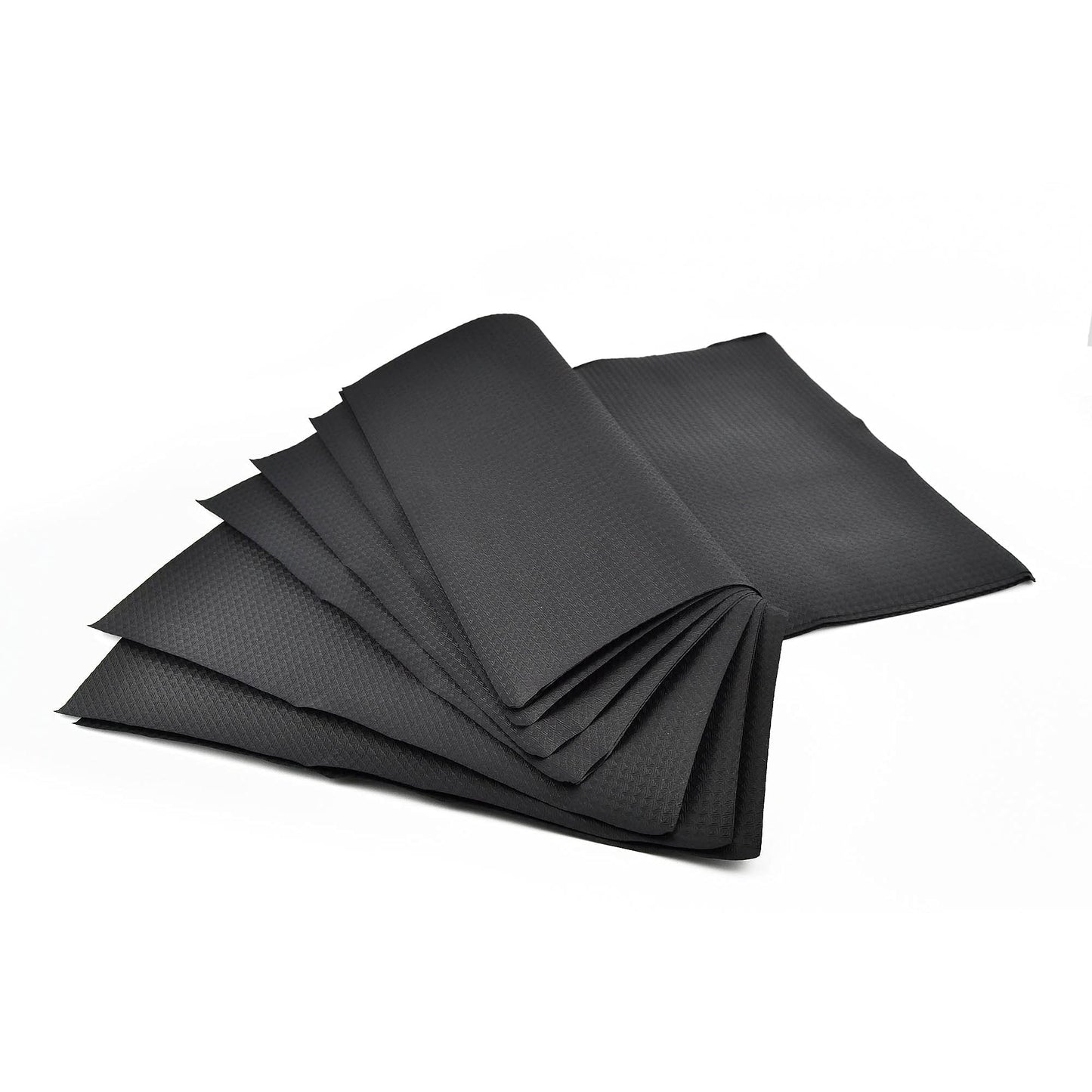 Pz 200 tovaglietta in carta nera martellata monouso per pub, osterie e fast food