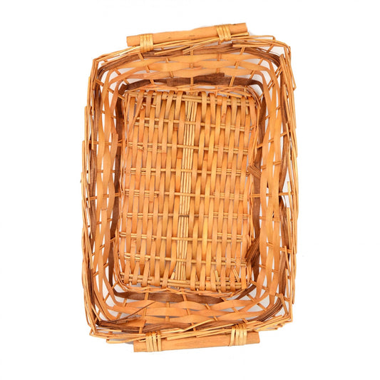 pz 1 cesto vuoto natalizio grande 50 x 38 x 12 cm cesto, regalo per ogni festività