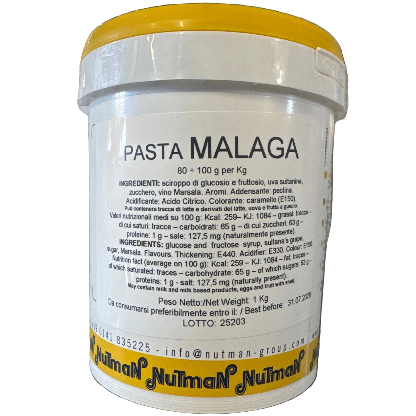 Nutman Kg 1 pasta MALAGA