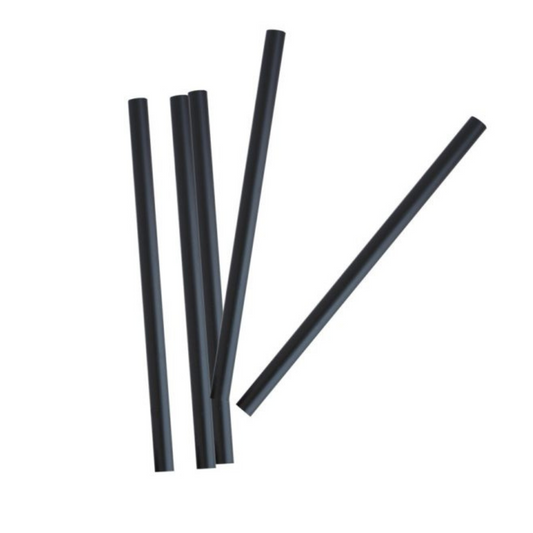 pz 250 cannucce riutilizzabili con cucchiaio BIO-ECO da 21 cm (6 mm Diametro) per cocktail, granita, succo e smoothie