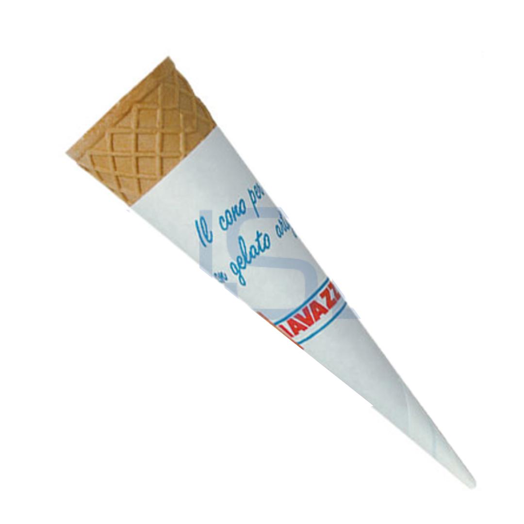 Pz 180 Cono wafer medio + pirottino in carta in cialda wafer piccolo cono per gelato cialda per gelato