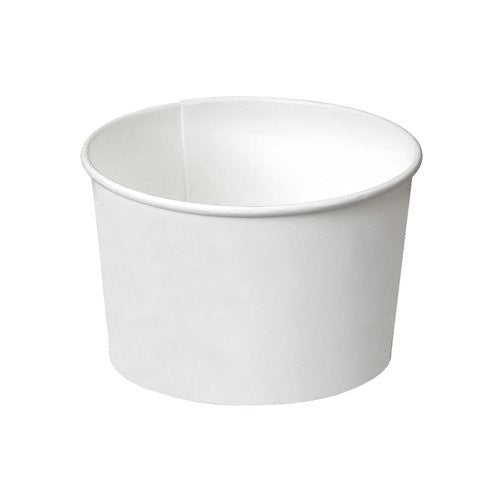 PZ 250 Coppette colore bianco con diverse misure e capacità per gelato in cartone