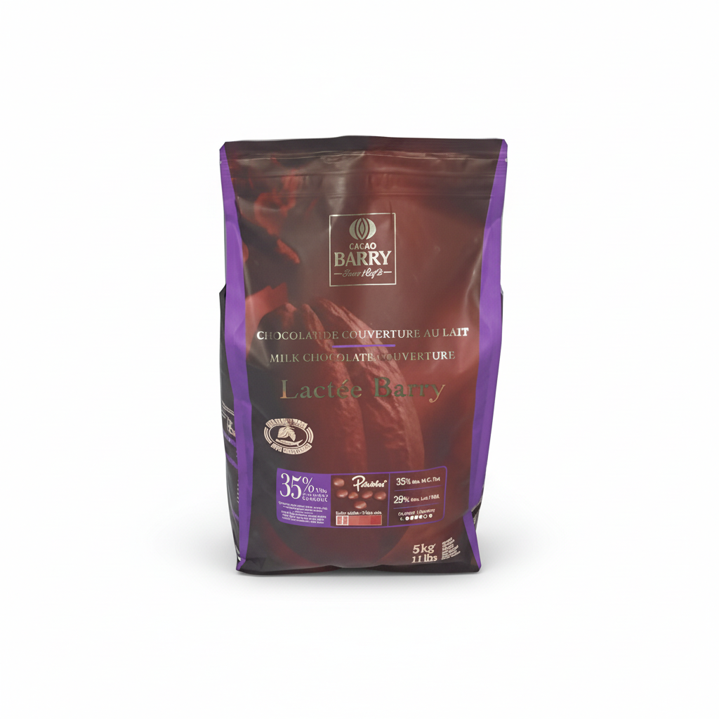 KG 5 Cioccolato al latte Lactee Barry in pastiglie