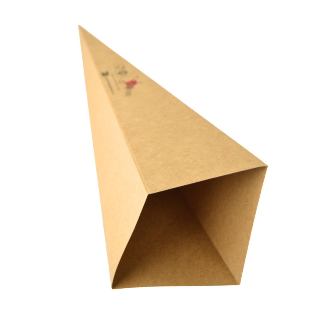 Pz 100 cono per alimenti avana asporto fritture miste, patatine, pesce fritto, olive