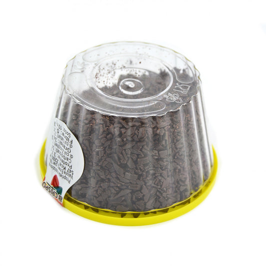 gr 400 scagliette fondenti di zucchero color cioccolato per dolci cioccolato