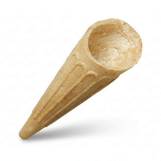 Cialde punta cono collorata rossa decorazione gelati