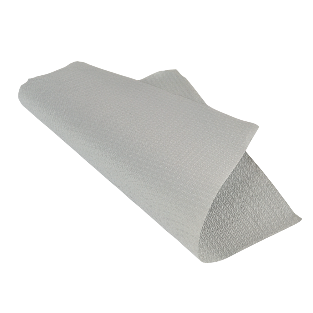 Pz 200 tovaglietta in carta grigia martellata monouso per pub, osterie e fast food