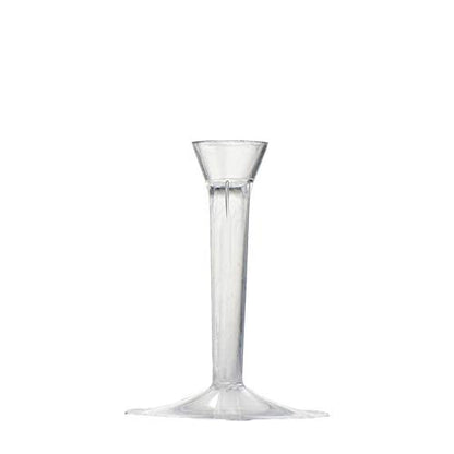 Lot de 100 flûtes à champagne, verres à apéritif à base transparente pour prosecco