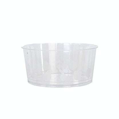 PZ 50 gobelets en plastique transparent 200cc + couvercle