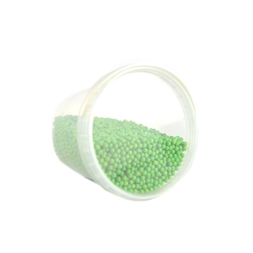 1 kg de cereales mignon recubiertos de chocolate blanco con sabor a pistacho para decorar postres, tartas y galletas