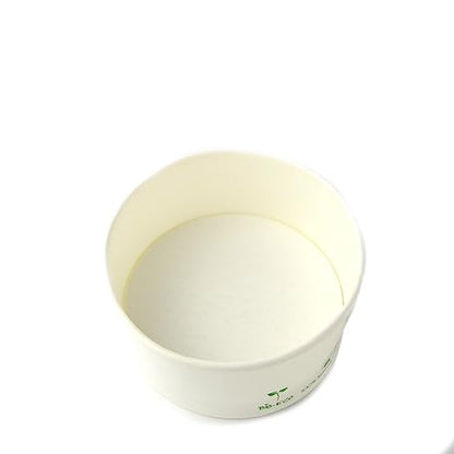 Vasos de papel compostables y biodegradables para helado PZ 250 de 80 cc