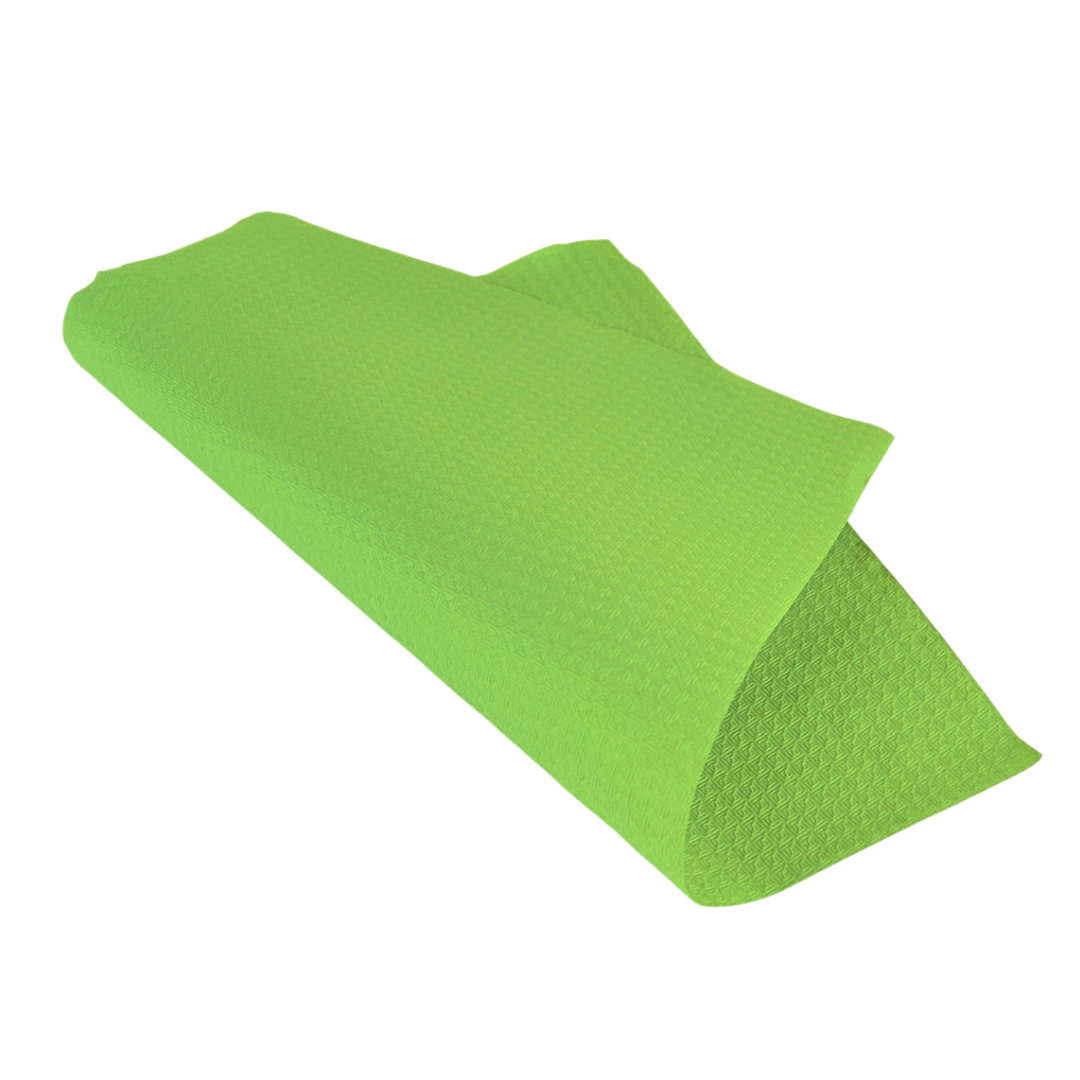 Pz 200 tovaglietta in carta verde martellata monouso per pub, osterie e fast food