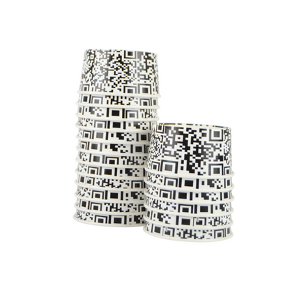 200 gobelets à glace en papier compostables et biodégradables de 160 cc