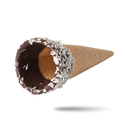 PZ 170 Cono per gelato cialda per gelato arrotolata ricoperto di granella al cocco