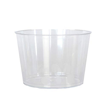 PZ 50 gobelets en plastique transparent cc 400 + couvercle