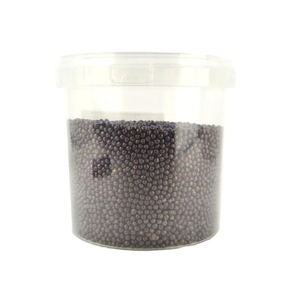 1 kg de cereales mignon recubiertos de chocolate negro para decorar postres, tartas y galletas