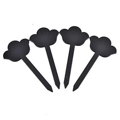 Lot de 10 marqueurs de saveurs en forme de fleur pour comptoir de glaces, pâtisserie, épicerie fine, rigides et réutilisables