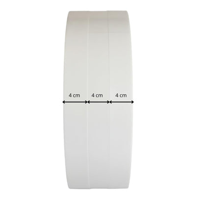 50 tiras de papel blanco para comida para llevar como tartas y pasteles para pastelerías