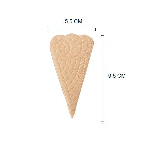 Cialda per gelato a forma ventaglio fantasy