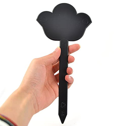 Lot de 10 marqueurs de saveurs en forme de fleur pour comptoir de glaces, pâtisserie, épicerie fine, rigides et réutilisables