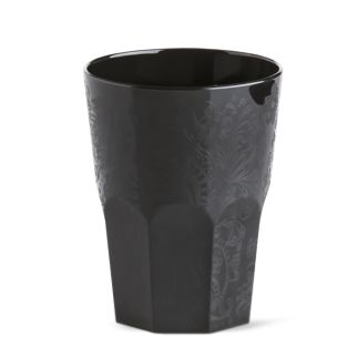 60 verres noirs rigides et résistants de 270 cc pour cocktails et mojitos