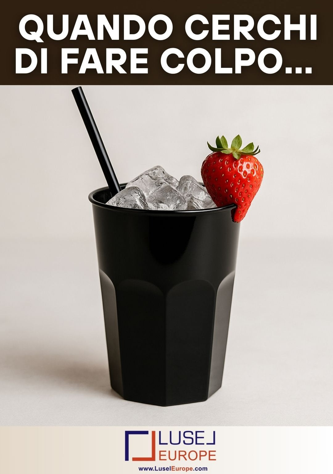 60 verres noirs rigides et résistants de 270 cc pour cocktails et mojitos