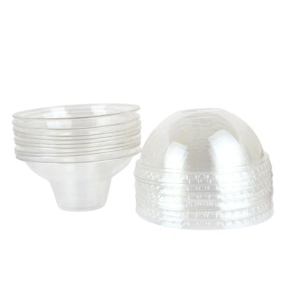 PZ 50 YOGOSOFT Vaso de 200 cc para yogur, helado y macedonia con tapa con agujero