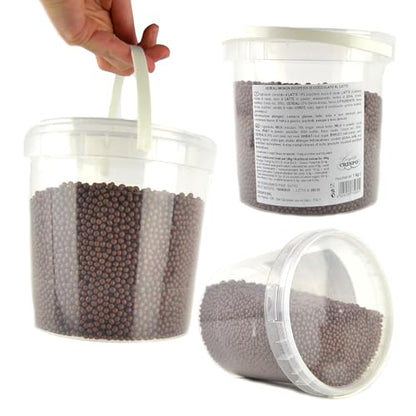 1 kg de mini cereales recubiertos de chocolate con leche para decorar postres, tartas y galletas