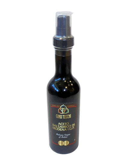 GR 250 ACETO BALSAMICO DI MODENA IGP SPRAY TOSCHI BALSAMIC WINEGAR A BASE DI MOSTO D'UVA CONCENTRATO
