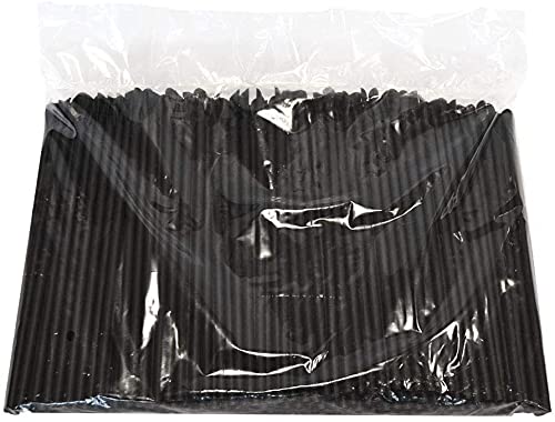 250 pajitas de PLA con cuchara BIO-ECO de 21 cm (8 mm de diámetro) para cócteles, granizados, zumos y batidos