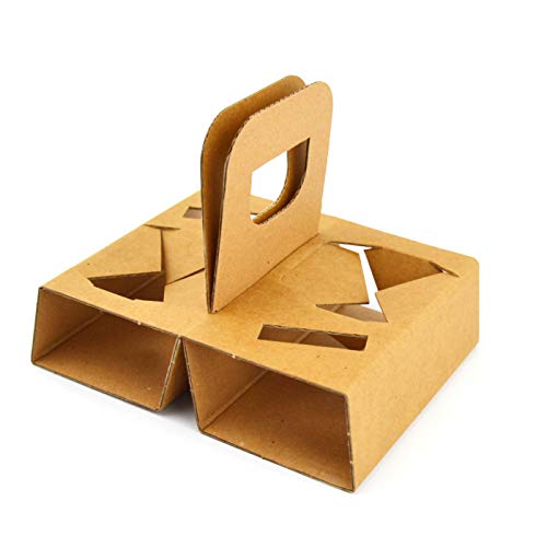 Pz 100 cestino avana asporto bicchieri 2 fori