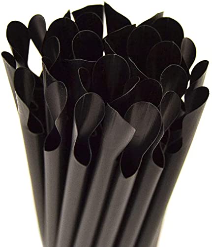 250 pailles PLA avec cuillère BIO-ECO 21 cm pour granita, frappé et smoothie