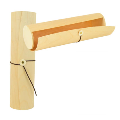 1 estuche portabotellas de champán de madera de balsa