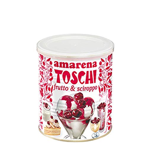 510 gr Anforetta Amarene Sciroppate Tutto frutto Sciroppo Toschi Dolci Guarnizioni Gelato fruit and syrup