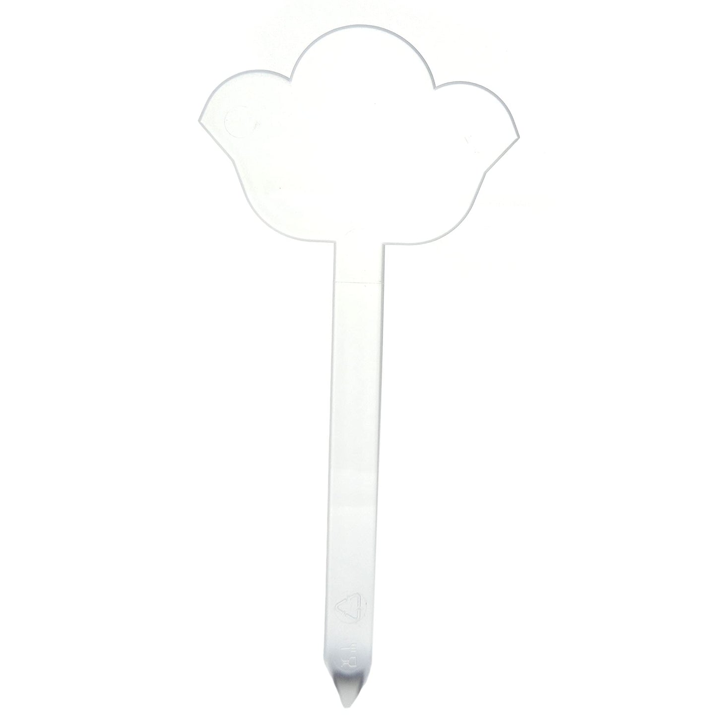 Lot de 10 marqueurs de saveurs en forme de fleur pour comptoir de glaces, pâtisserie, épicerie fine, rigides et réutilisables