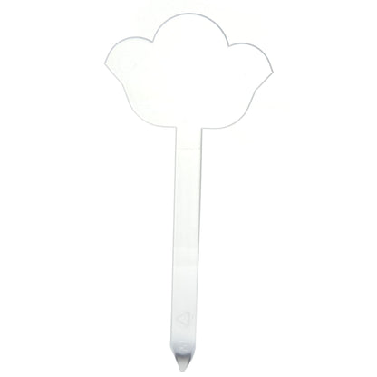 Lot de 10 marqueurs de saveurs en forme de fleur pour comptoir de glaces, pâtisserie, épicerie fine, rigides et réutilisables