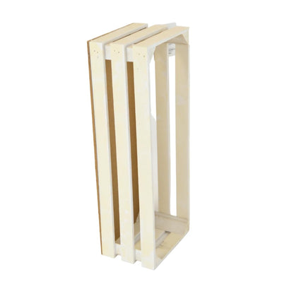 Pz 1 cassetta vino in legno naturale per regalo confezione natale regalo cesto natalizio