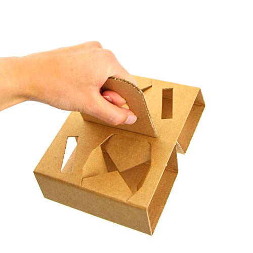 Pz 100 cestino avana asporto bicchieri 2 fori