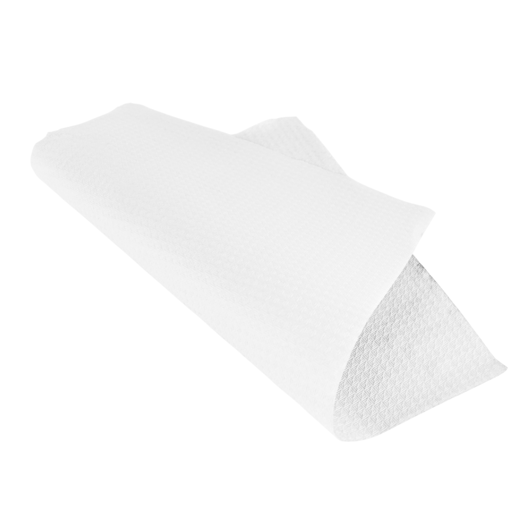 Pz 200 tovaglietta in carta martellata bianca monouso per pub, osterie e fast food