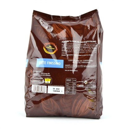 kg 4 cioccolato al latte finissimo senza glutine gusto intenso di latte con note di mou cacao min. 34%